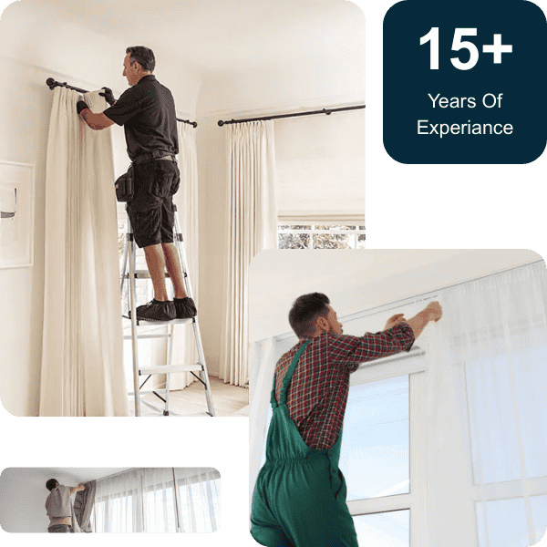 Quick curtain fixing services in Dubai
