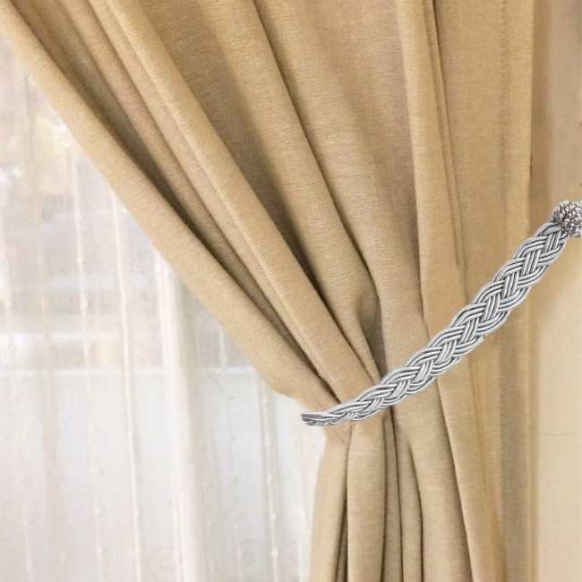 Curtain tie-back project for office space