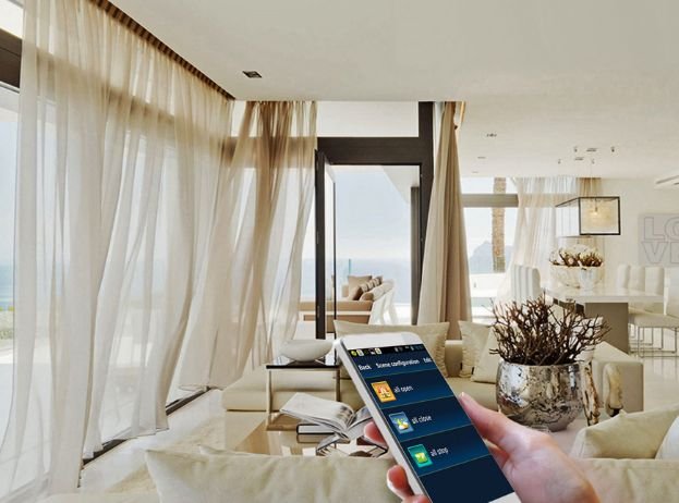 Remote Control Curtains Track