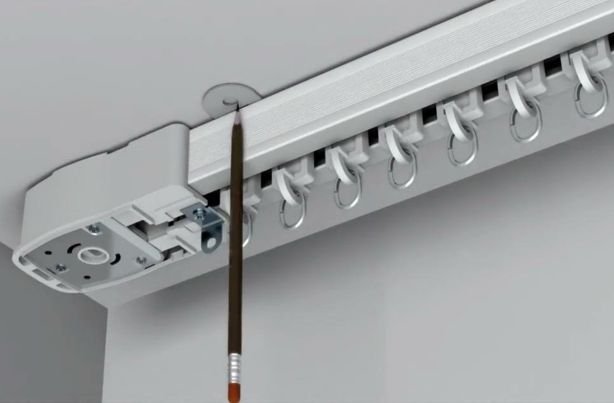 Smart Motorized Double Curtain Track UAE