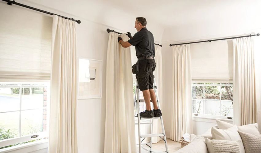 Install Curtain Rods UAE