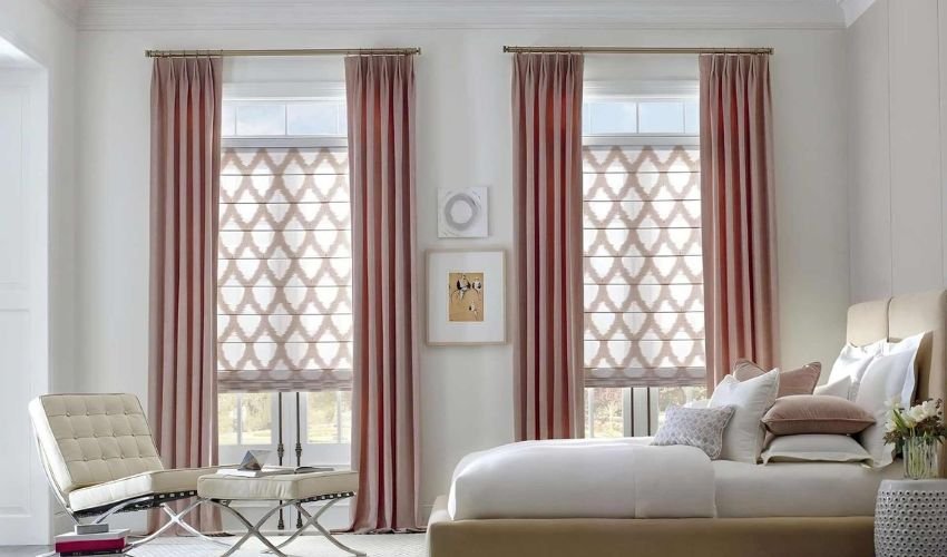 Luxury Bedroom Curtains Dubai
