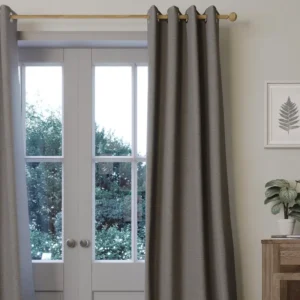 Brushed Eyelet Blackout Thermal Curtains