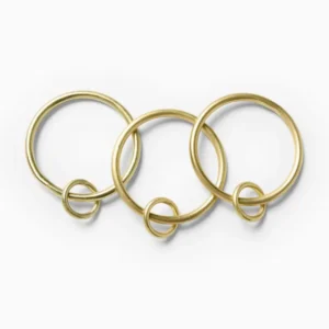 Double-Loop Curtain Rings