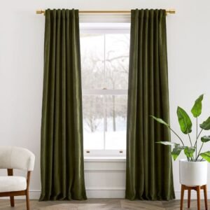 Worn Velvet Blackout Curtain