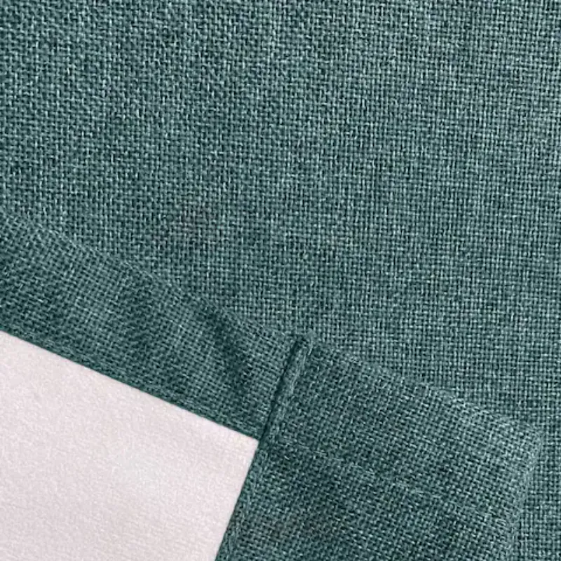 Austin Blackout Eyelet Teal Blue Curtains