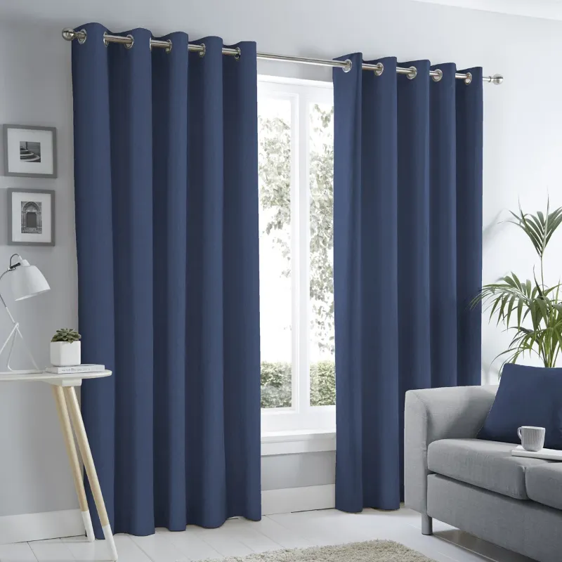 Cotton Blend Room Darkening Curtain