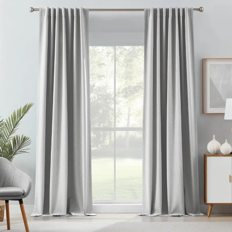 Gary Linen Look Blackout Curtains