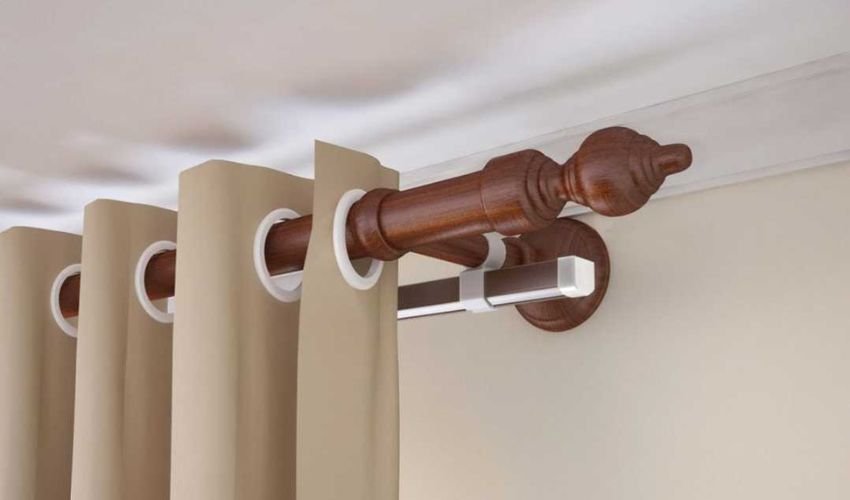 Hanging Curtain Rod Without Drilling