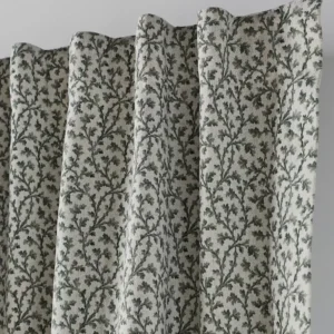 Irena Cotton Linen Floral Blackout Curtain