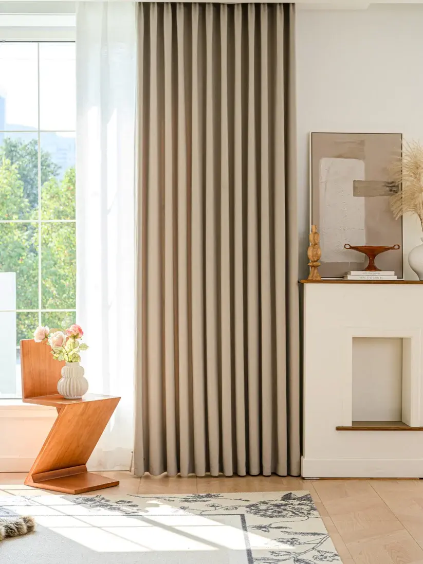 Luxurious Cashmere Blackout Curtains