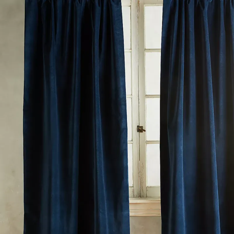 Matte Velvet Blackout Curtain