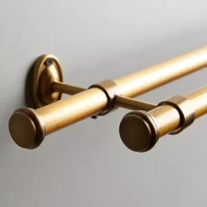 Smithery Adjustable Double Curtain Rod