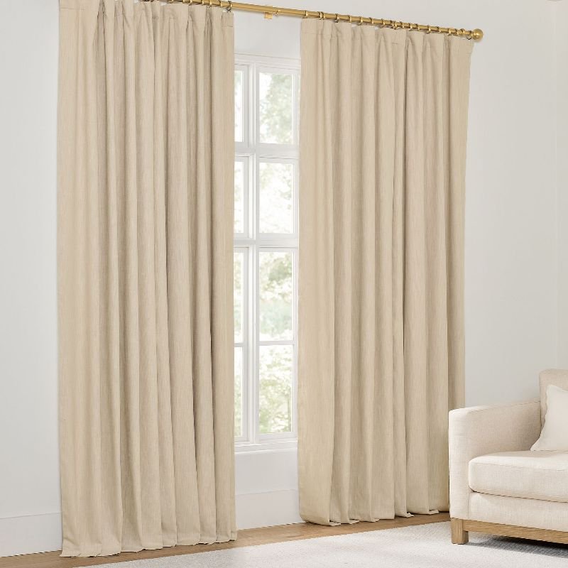 Sullivan Textured Cotton Blackout Curtain