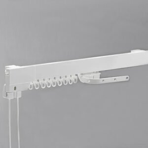 Superluxe Corded White PVC Curtain Track