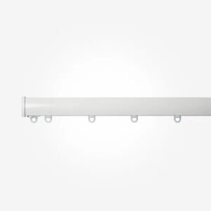 Surge Flat White Curtain Track