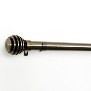 Swirl Extendable Single Curtain Rod