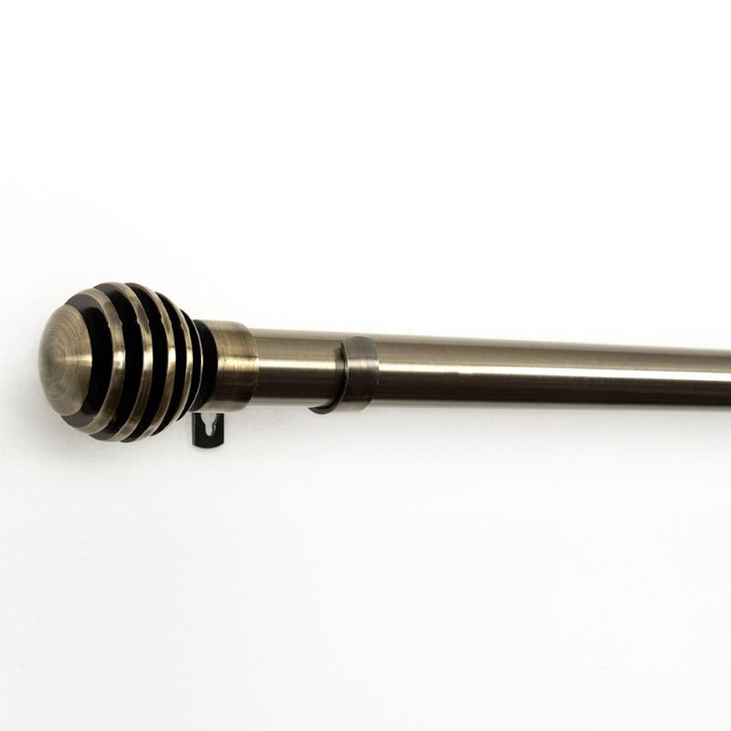 Swirl Extendable Single Curtain Rod