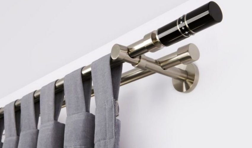 Try Twist-Fit Curtain Rods