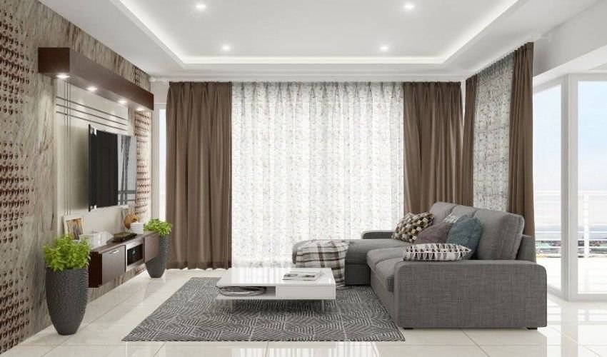 Which Curtain Border Style Looks Best for Living Rooms