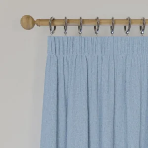 Brushed Pencil Pleat Blackout Curtains