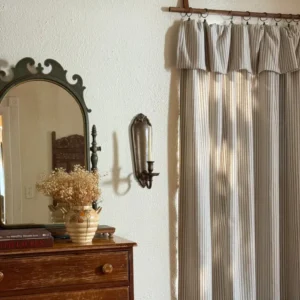 Classic Linen Striped Curtains