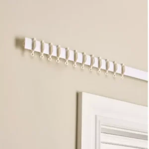 Home White Curtain Track