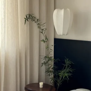 Linen Wool Blend Sheer Curtains