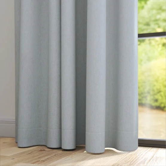 Nero Dove Grey Curtain Border