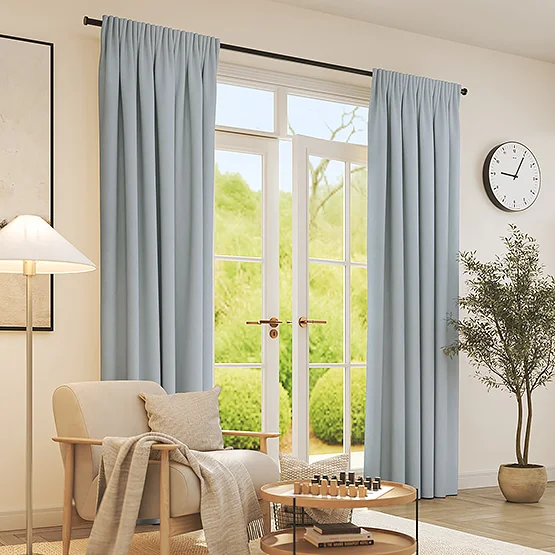 Nero Dove Grey Curtain