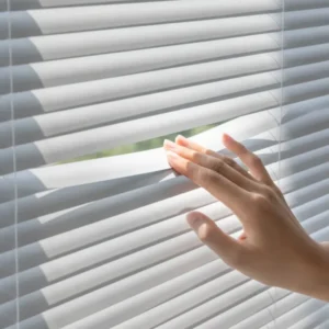 No Drill Cordless Vinyl Blinds