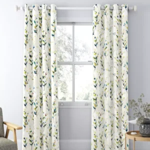 Wildflower Sprigs Print Pair Blackout Curtain