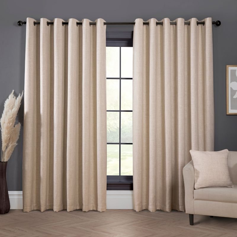 Winslow Stripe Eyelet Blackout Curtains