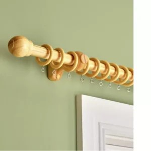 Wooden Fixed Curtain Pole