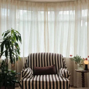 Amber Stripe Pattern Curtain
