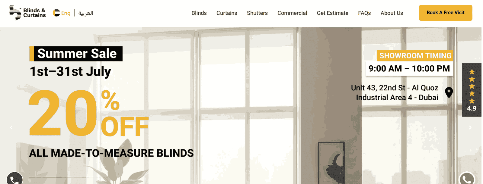 Blinds & Curtains Dubai