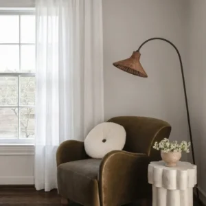 Charlotte Linen Blend Sheer Curtain