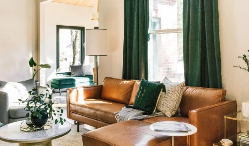 Emerald Green Curtain
