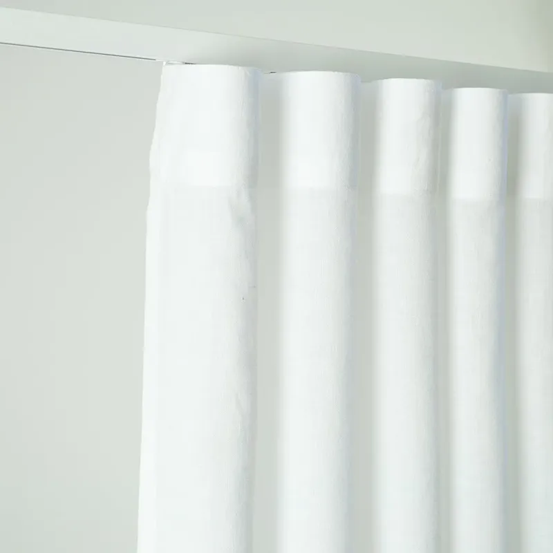 Linen Curtain with Blackout Lining