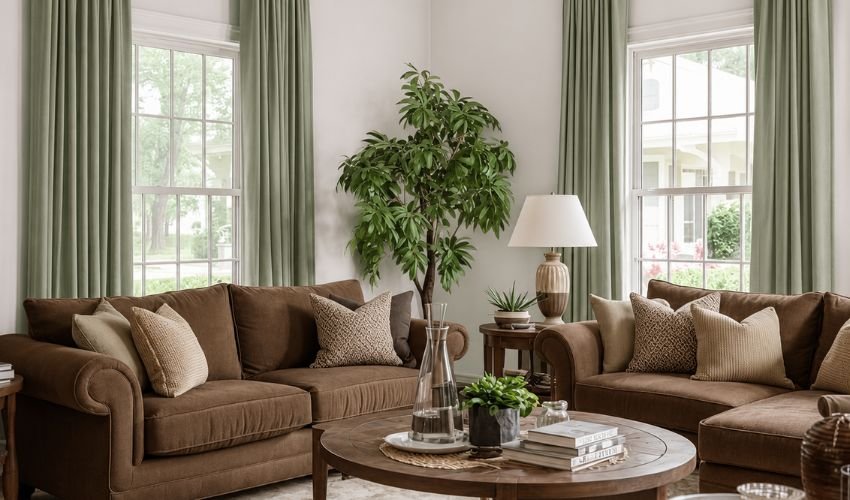 Sage Green Curtain