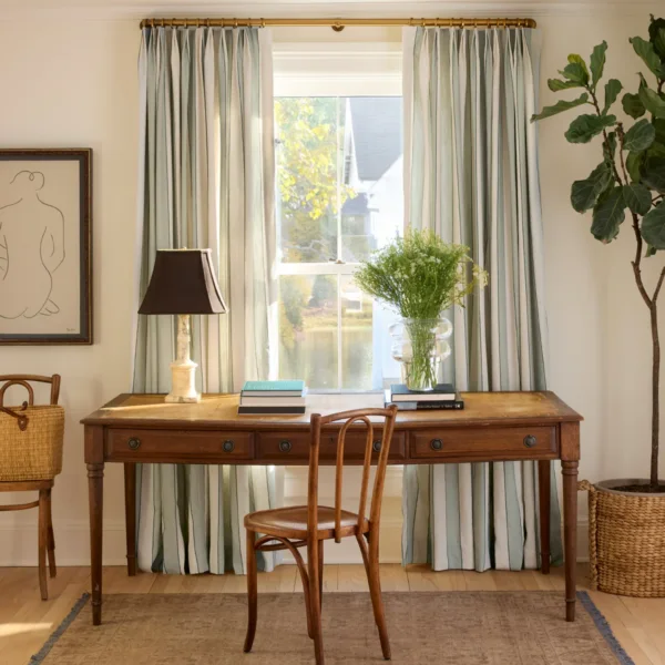 Stylish workplace curtains