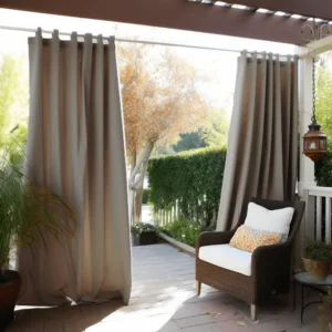 Tab Top Outdoor Curtain