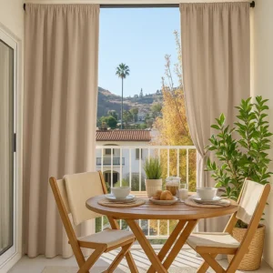 Windproof Outdoor Balcony Curtain