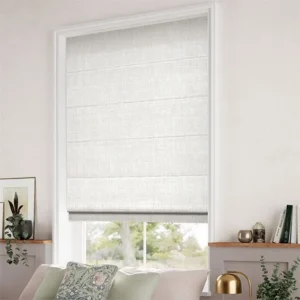 Amara Pearl White Roman Blind
