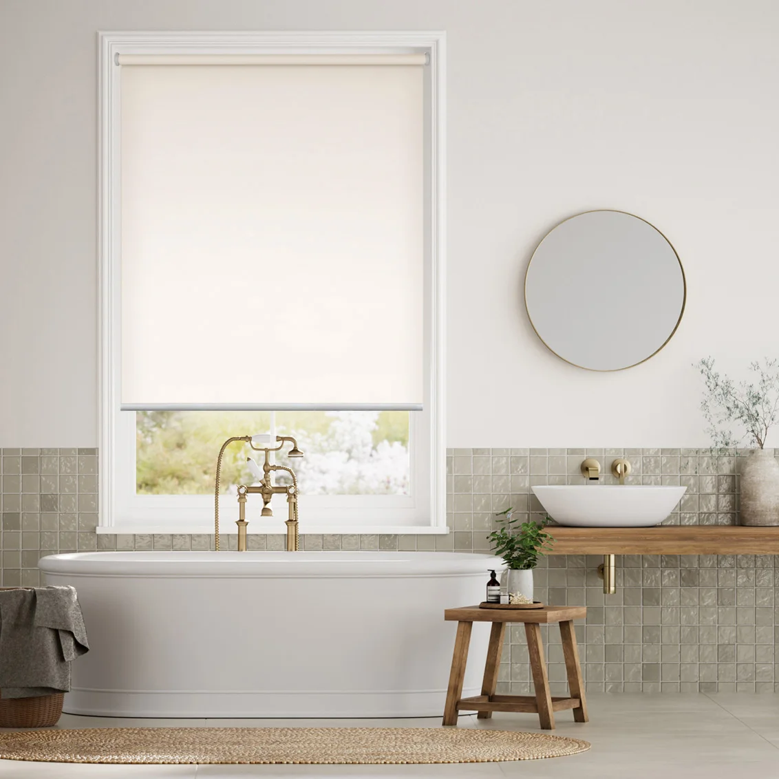 Blockout Sofia Mist Roller Blind