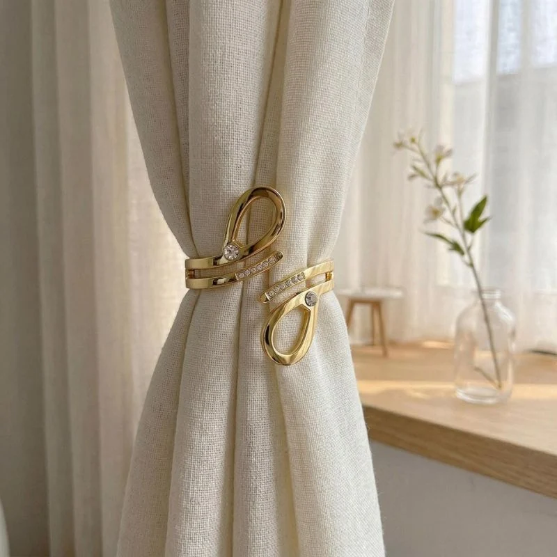 Classic curtain tie back design project Dubai