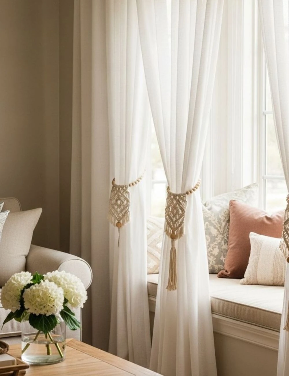 Advantages of curtain tie backs Dubai