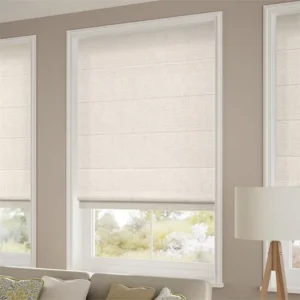 Etta Antique White Roman Blind