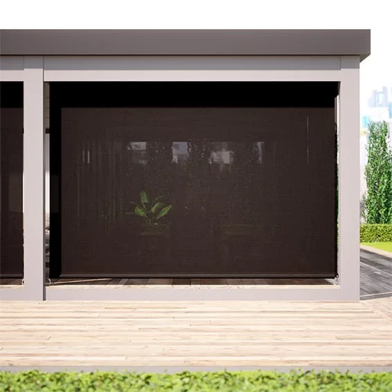 Express Shade IT Black Outdoor Roller Blind