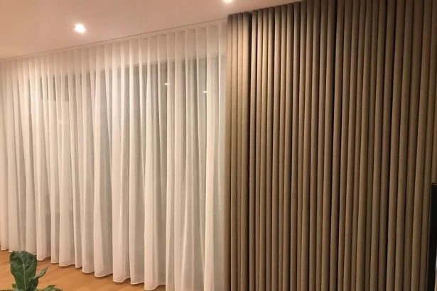 How we install curtain tracks in Dubai